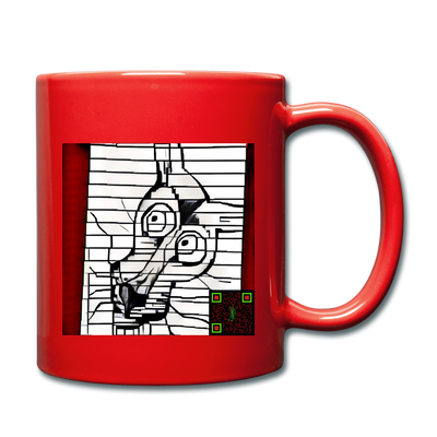 AtrixU High Cat Coffee Mug - red