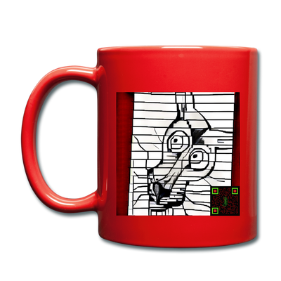AtrixU High Cat Coffee Mug - red