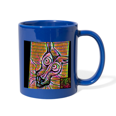 AtrixU High Cat Coffee Mug - royal blue