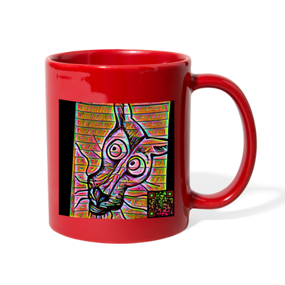 AtrixU High Cat Coffee Mug - red