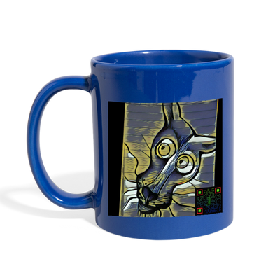 AtrixU High Cat Coffee Mug - royal blue