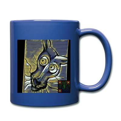 AtrixU High Cat Coffee Mug - royal blue