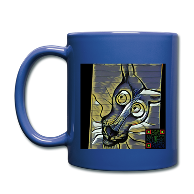 AtrixU High Cat Coffee Mug - royal blue