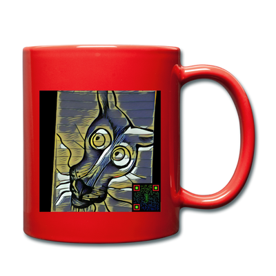 AtrixU High Cat Coffee Mug - red