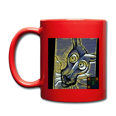 AtrixU High Cat Coffee Mug - red