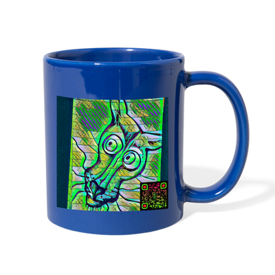 AtrixU High Cat Coffee Mug - royal blue