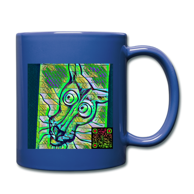AtrixU High Cat Coffee Mug - royal blue