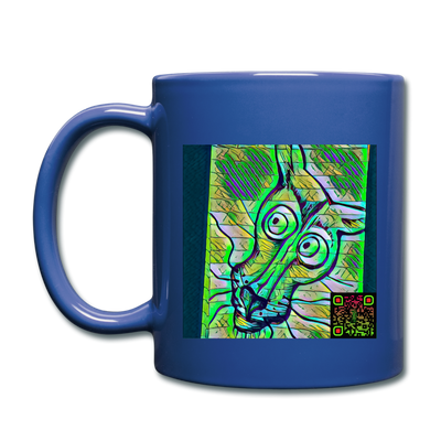 AtrixU High Cat Coffee Mug - royal blue