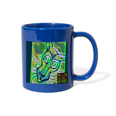 AtrixU High Cat Coffee Mug - royal blue