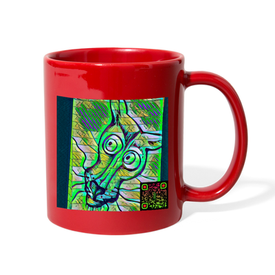 AtrixU High Cat Coffee Mug - red