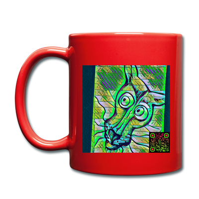AtrixU High Cat Coffee Mug - red
