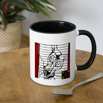 AtrixU High Cat Coffee Mug - white/black