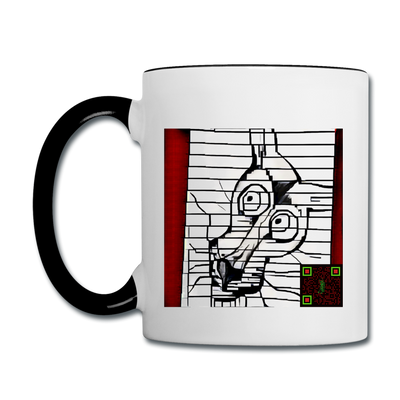 AtrixU High Cat Coffee Mug - white/black