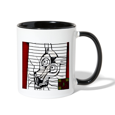 AtrixU High Cat Coffee Mug - white/black