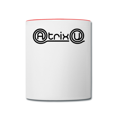 AtrixU High Cat Coffee Mug - white/red