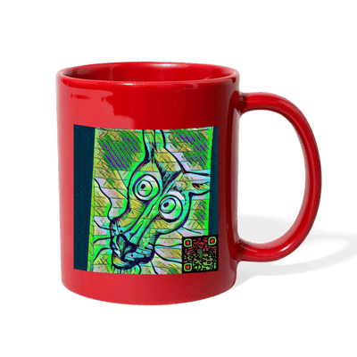 AtrixU High Cat Coffee Mug - red