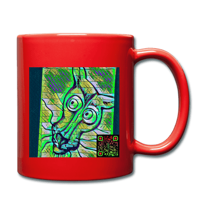 AtrixU High Cat Coffee Mug - red