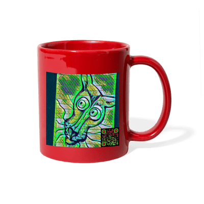 AtrixU High Cat Coffee Mug - red