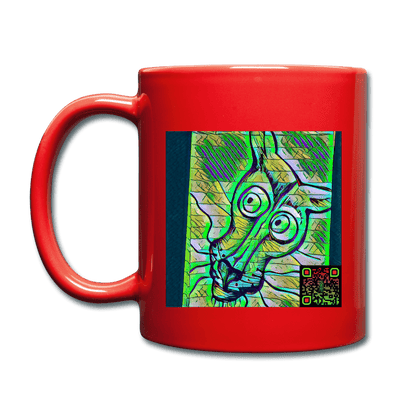 AtrixU High Cat Coffee Mug - red