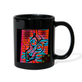 AtrixU High Cat Coffee Mug - black