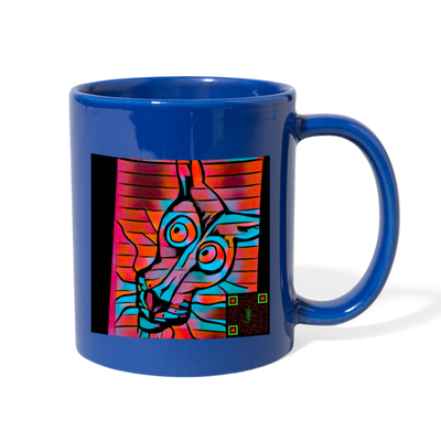 AtrixU High Cat Coffee Mug - royal blue