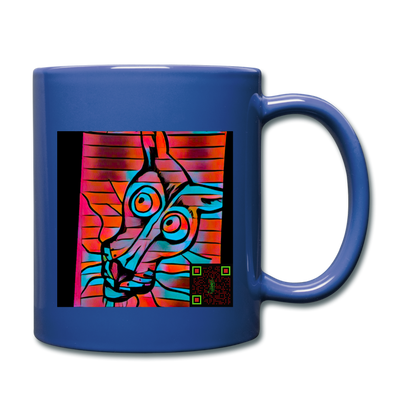 AtrixU High Cat Coffee Mug - royal blue