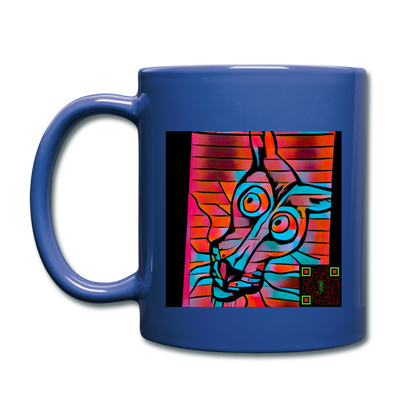 AtrixU High Cat Coffee Mug - royal blue