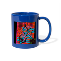 AtrixU High Cat Coffee Mug - royal blue