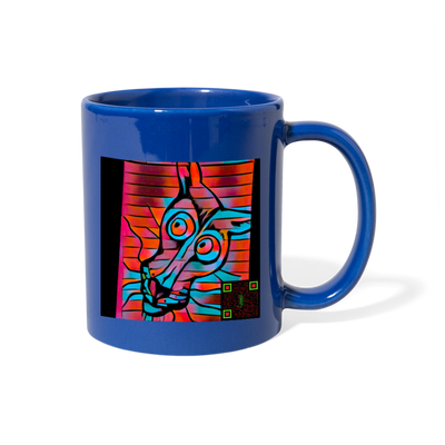 AtrixU High Cat Coffee Mug - royal blue