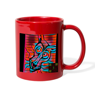 AtrixU High Cat Coffee Mug - red