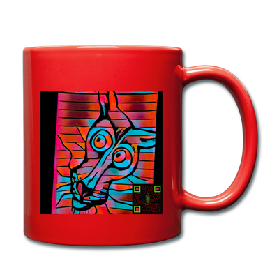 AtrixU High Cat Coffee Mug - red