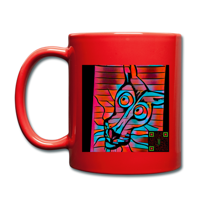 AtrixU High Cat Coffee Mug - red