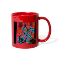 AtrixU High Cat Coffee Mug - red