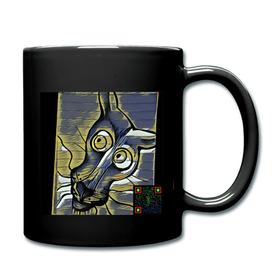 AtrixU High Cat Coffee Mug - black
