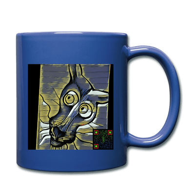 AtrixU High Cat Coffee Mug - royal blue