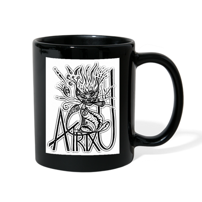ATRIXU BLACK & WHITE COLLECTION COFFEE MUG - black