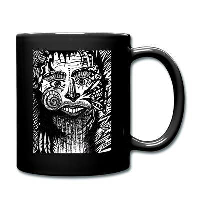 ATRIXU BLACK & WHITE COLLECTION COFFEE MUG - black