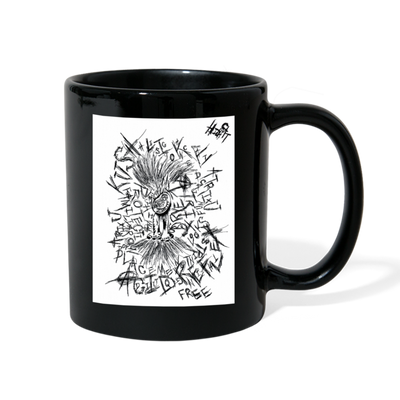 ATRIXU BLACK & WHITE COLLECTION COFFEE MUG - black