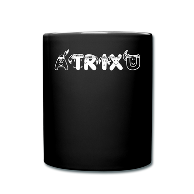 ATRIXU BLACK & WHITE COLLECTION COFFEE MUG - black