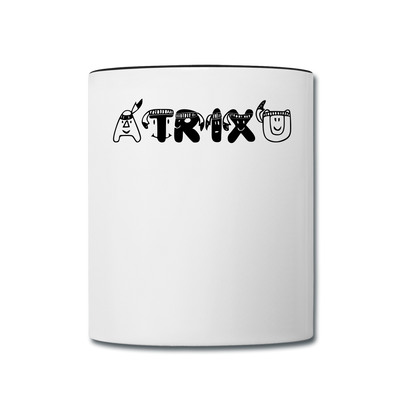 ATRIXU BLACK & WHITE COLLECTION COFFEE MUG - white/black