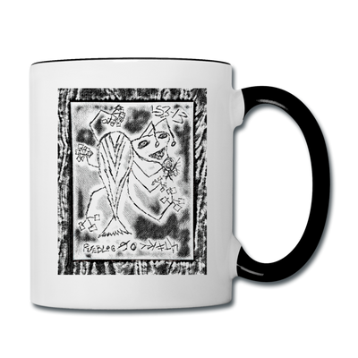 ATRIXU BLACK & WHITE COLLECTION COFFEE MUG - white/black