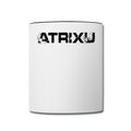 ATRIXU BLACK & WHITE COLLECTION COFFEE MUG - white/black