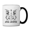 ATRIXU BLACK & WHITE COLLECTION COFFEE MUG - white/black