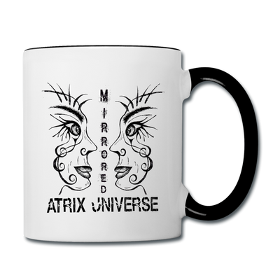 ATRIXU BLACK & WHITE COLLECTION COFFEE MUG - white/black