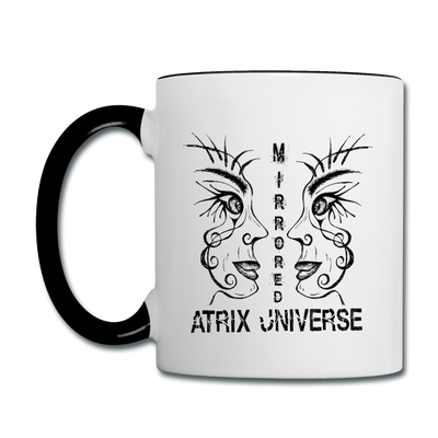 ATRIXU BLACK & WHITE COLLECTION COFFEE MUG - white/black