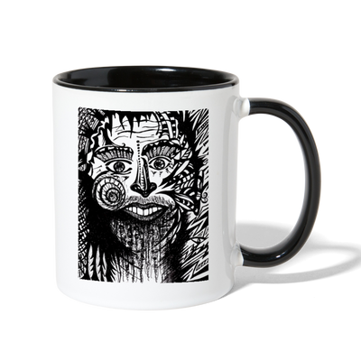 ATRIXU BLACK & WHITE COLLECTION COFFEE MUG - white/black