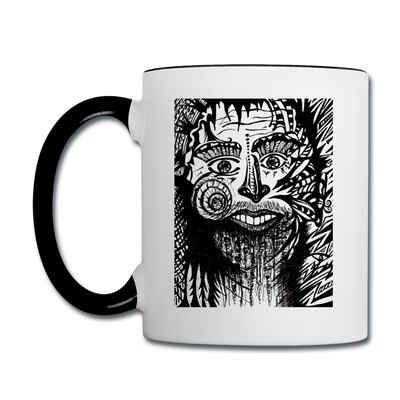 ATRIXU BLACK & WHITE COLLECTION COFFEE MUG - white/black