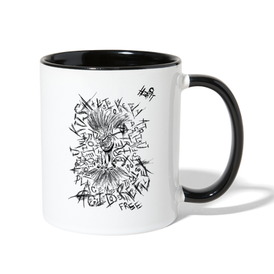 ATRIXU BLACK & WHITE COLLECTION COFFEE MUG - white/black