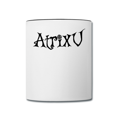 ATRIXU BLACK & WHITE COLLECTION COFFEE MUG - white/black