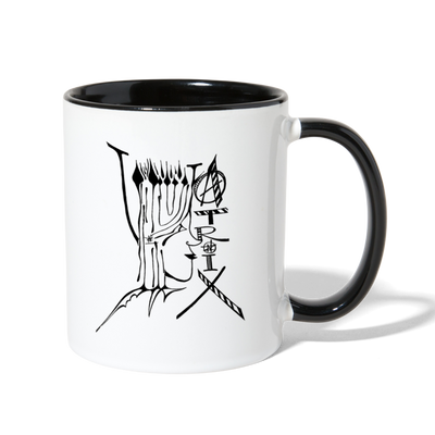 ATRIXU BLACK & WHITE COLLECTION COFFEE MUG - white/black